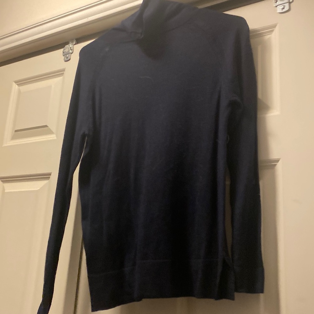 Navy turtleneck sweater size small